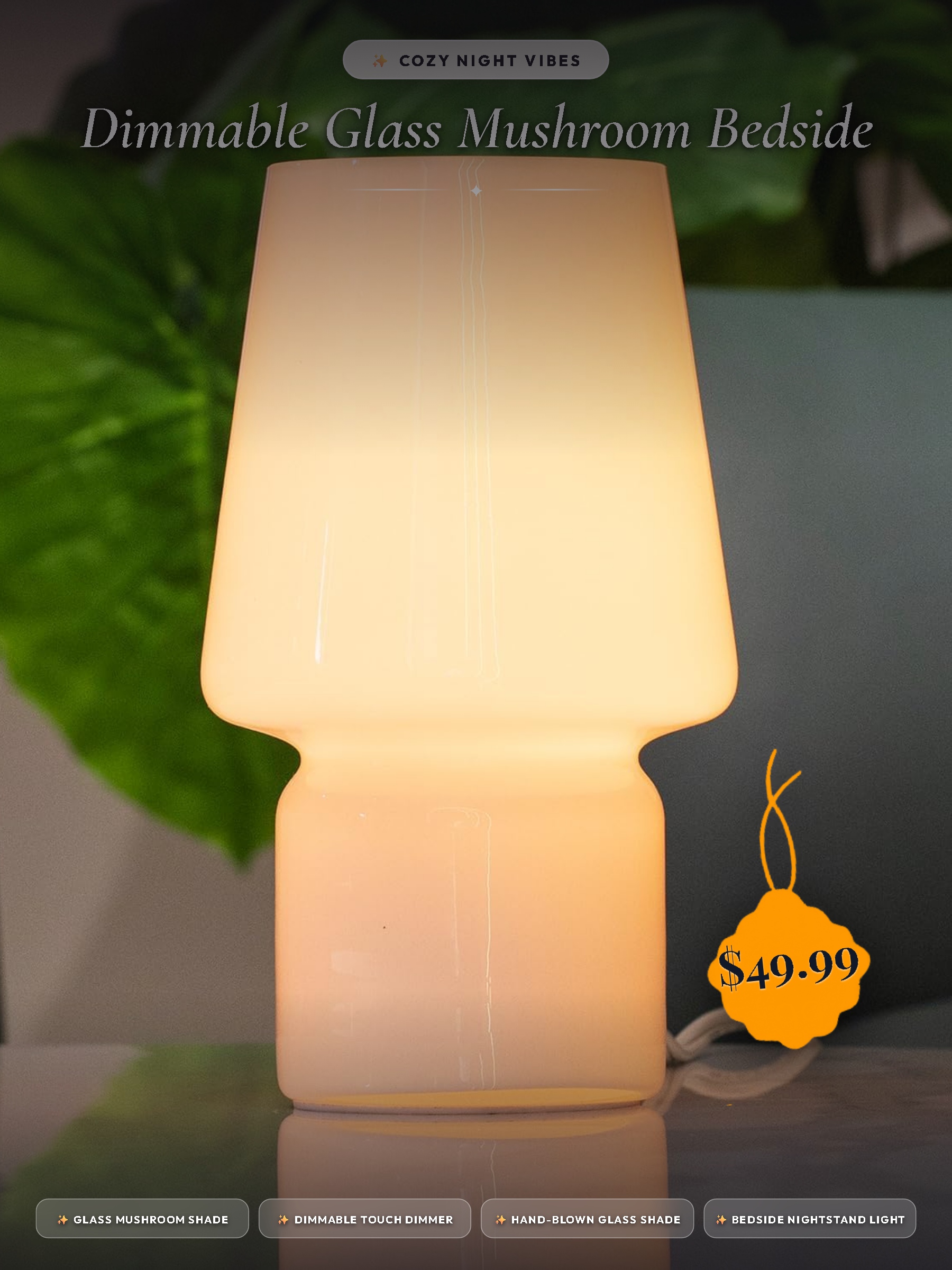 Mushroom Lamp,Mother's Day