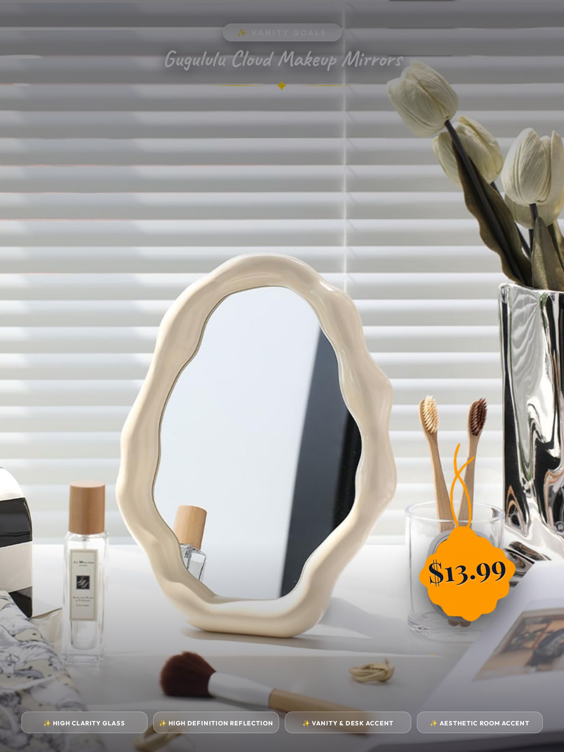 gugululu Cloud Makeup Mirrors for