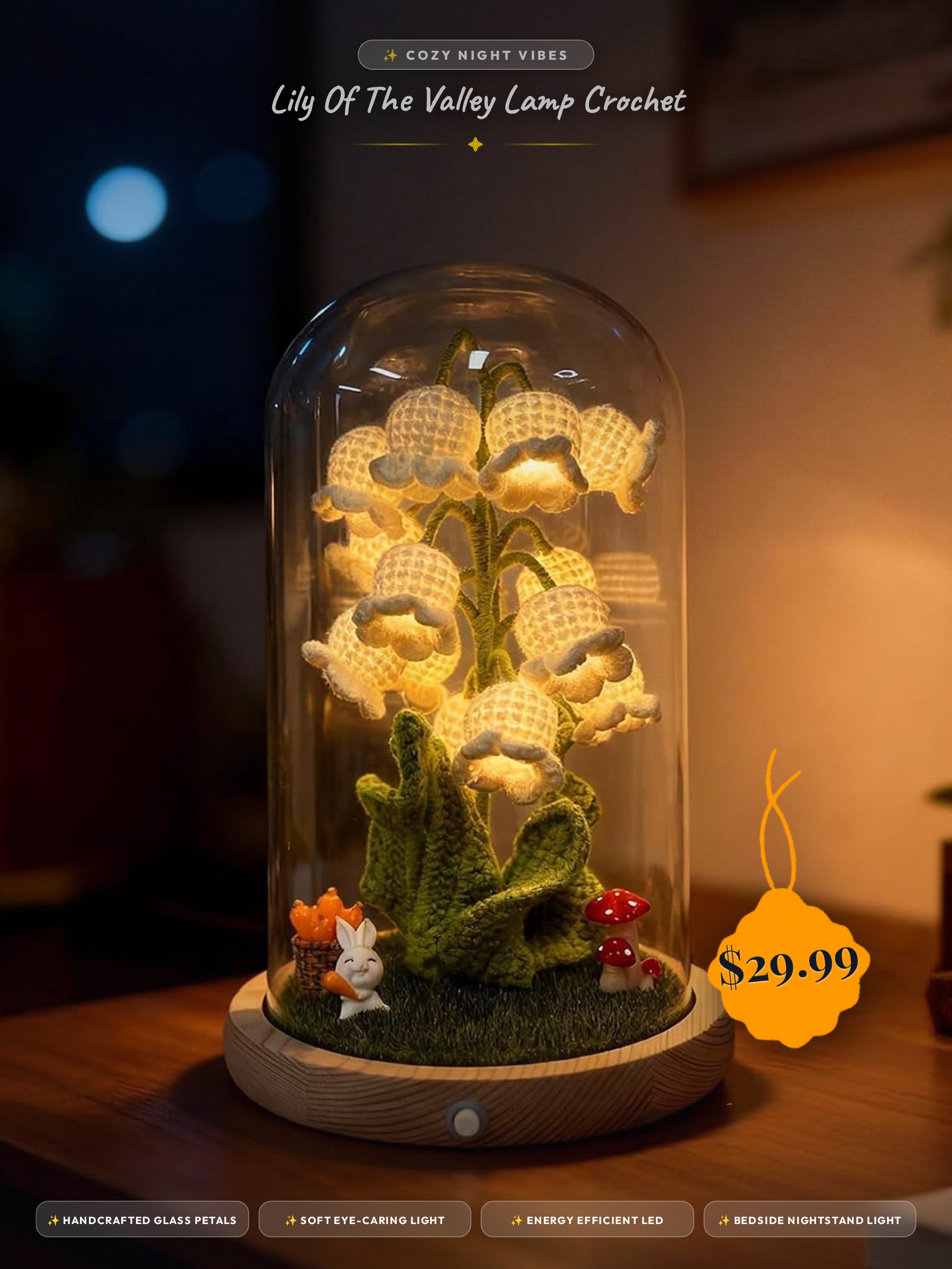Lily of The Valley Lamp Crochet