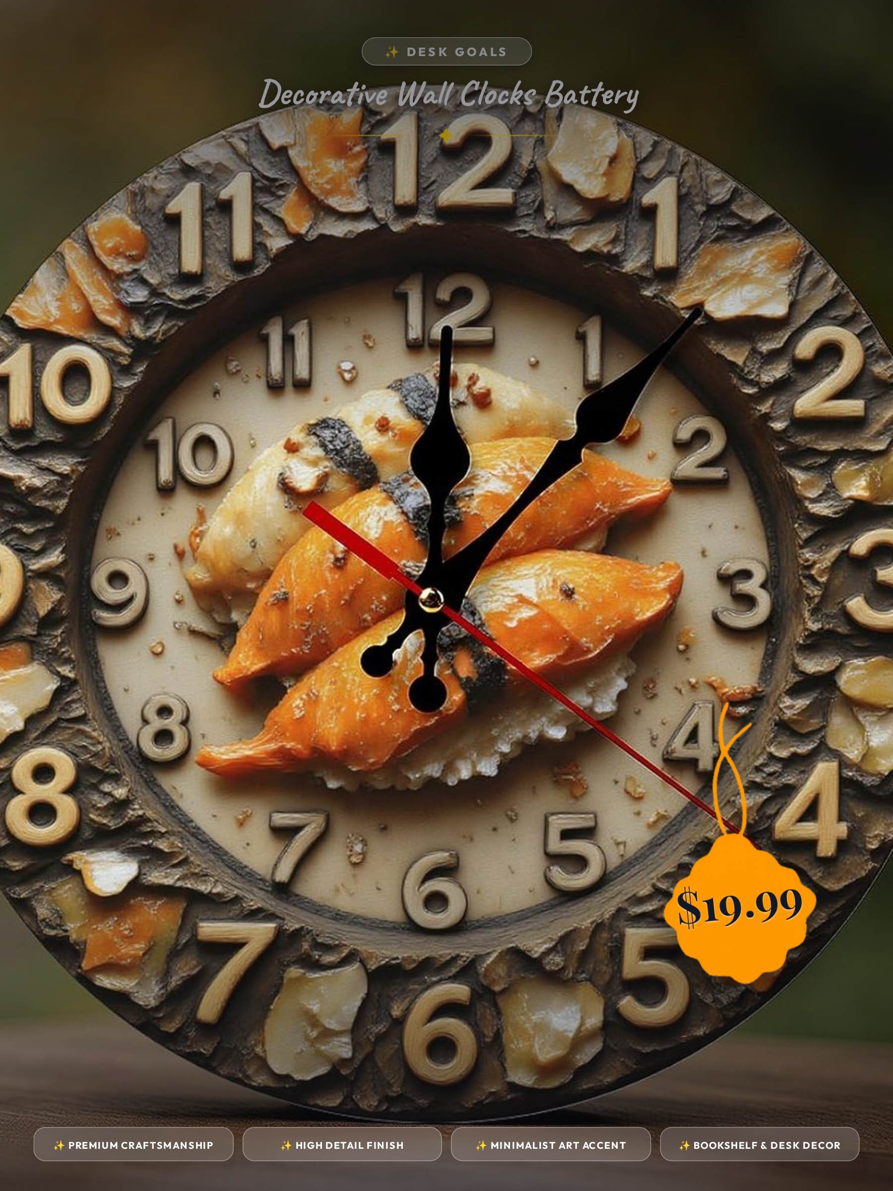 Decorative Wall Clocks Battery